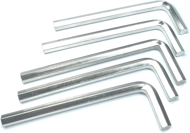 ZDingTech 5pcs 3/16 Allen Wrench sets,3/16" Hex Key Wrench set,allen key Door Key L Shaped hex wrench set with Long Arm. - Image 5